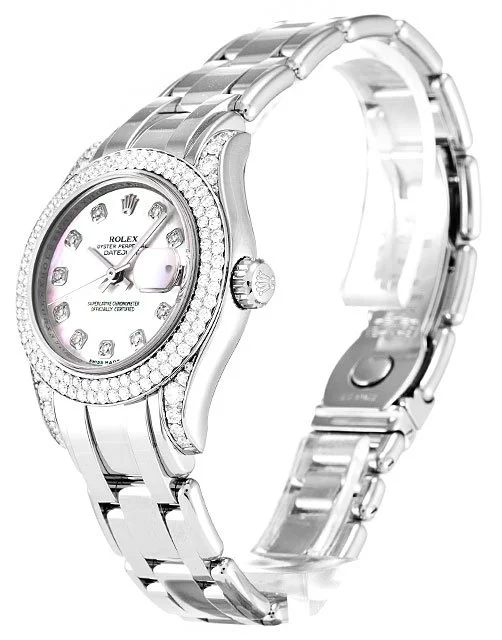 Rolex Pearlmaster 80359 Mother of Pearl Pink Dial 36mm