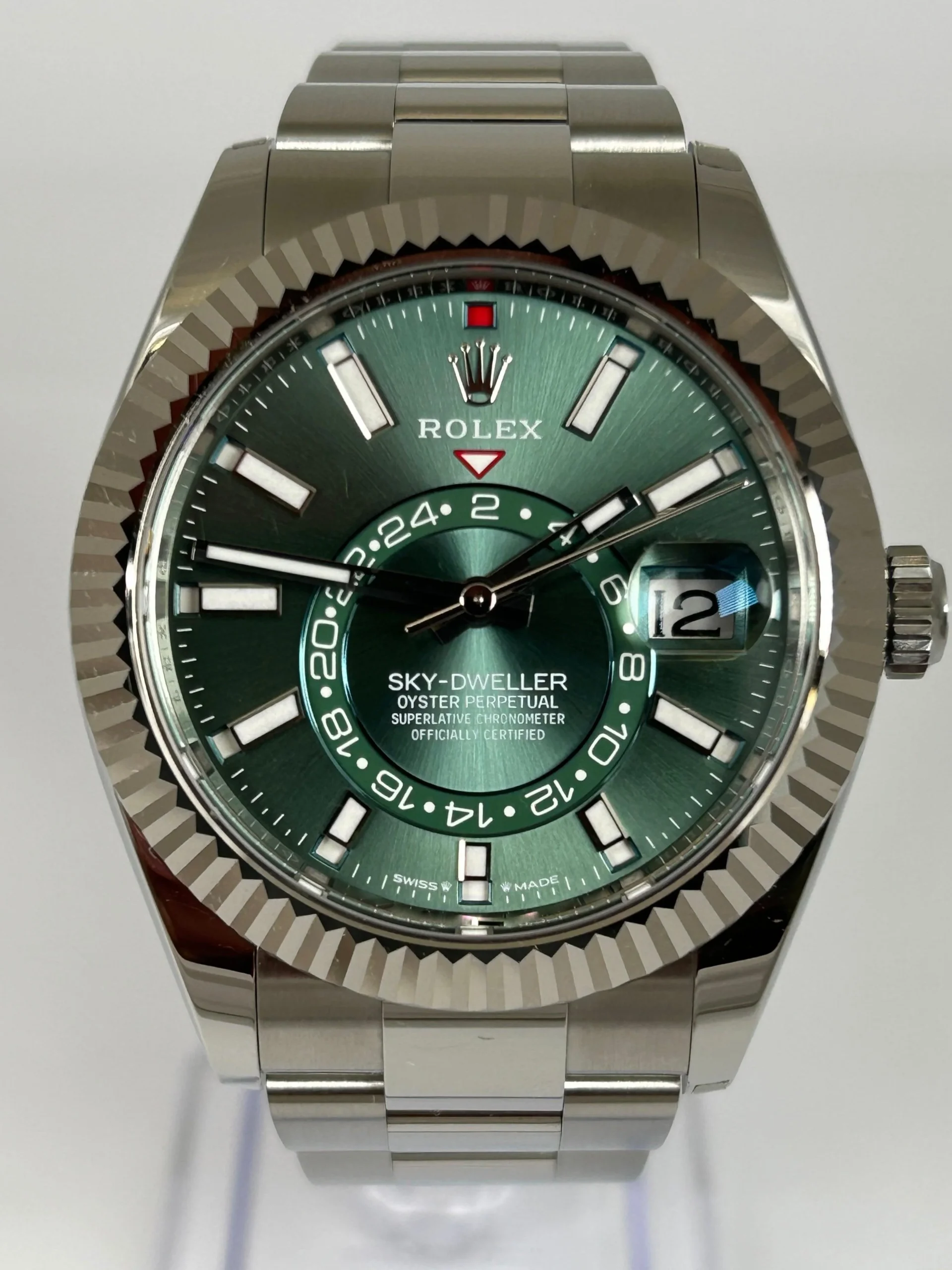 Rolex Sky Dweller 336934 Mint Green Dial 42mm Oyster