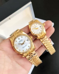 Rolex Datejust RG36/28 Replica Silver Dial with Diamond Markers