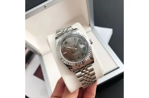 Rolex Datejust 36/28mm Replica Grey Dial Roman Markers