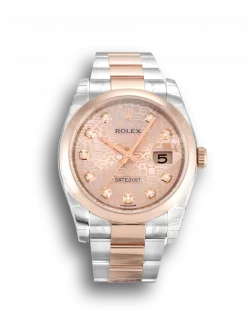 Rolex Datejust 116201 Rose Dial