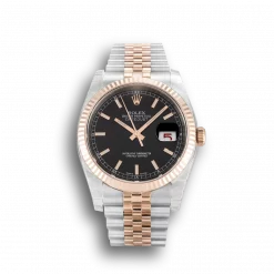 Rolex Datejust 116231-2 Replica 36mm Black Dial