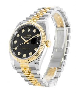 Rolex Datejust 116233 Replica Black Dial Two-Tone 36mm
