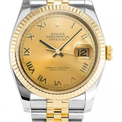 Rolex Datejust 116233 Replica Gold Dial 36mm