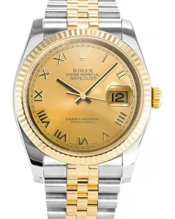 Rolex Datejust 116233 Replica Gold Dial 36mm