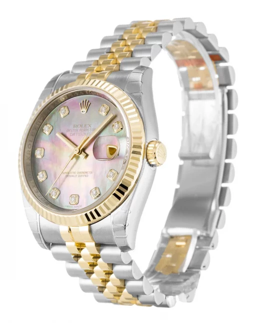 Rolex Datejust 116233 Replica Mother of Pearl Black Dial 36mm