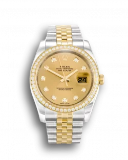 Rolex Datejust 116243 Replica 36mm Champagne Dial