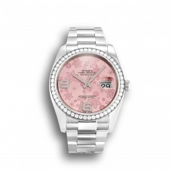 Rolex Datejust 116244 Replica 36mm Pink Floral Dial