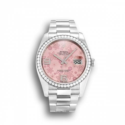Rolex Datejust 116244 Replica 36mm Pink Floral Dial