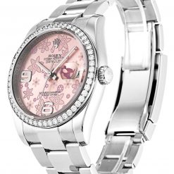 Rolex Datejust 116244 Replica 36mm Pink Floral Dial