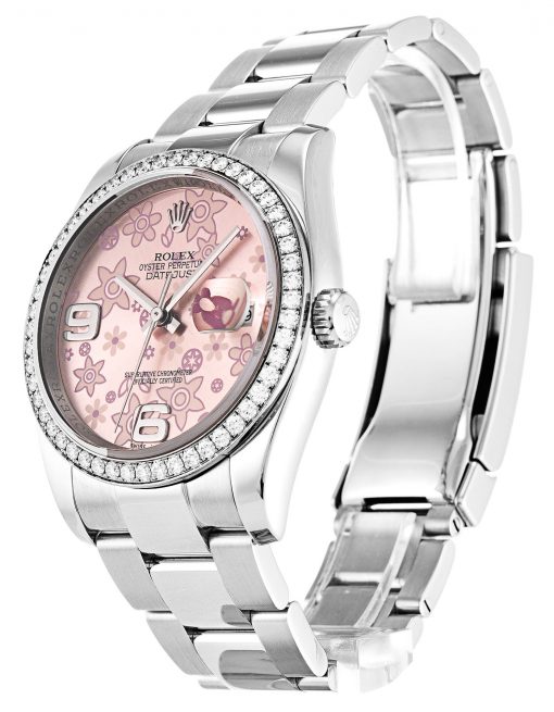 Rolex Datejust 116244 Replica 36mm Pink Floral Dial