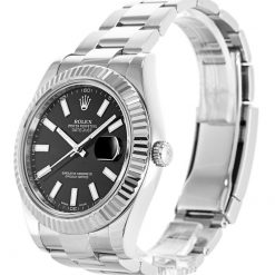 Rolex Datejust 116334 Replica 41mm Black Dial
