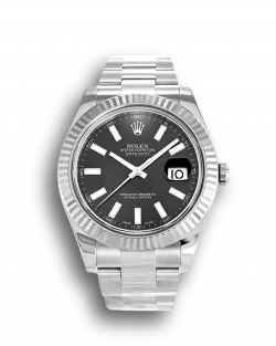 Rolex Datejust 116334 Replica 41mm Black Dial