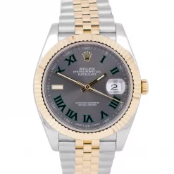 Rolex Datejust 126333 Superclone Rhodium Dial 41mm “Wimbledon”