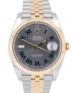 Rolex Datejust 126333 Superclone Rhodium Dial 41mm “Wimbledon”