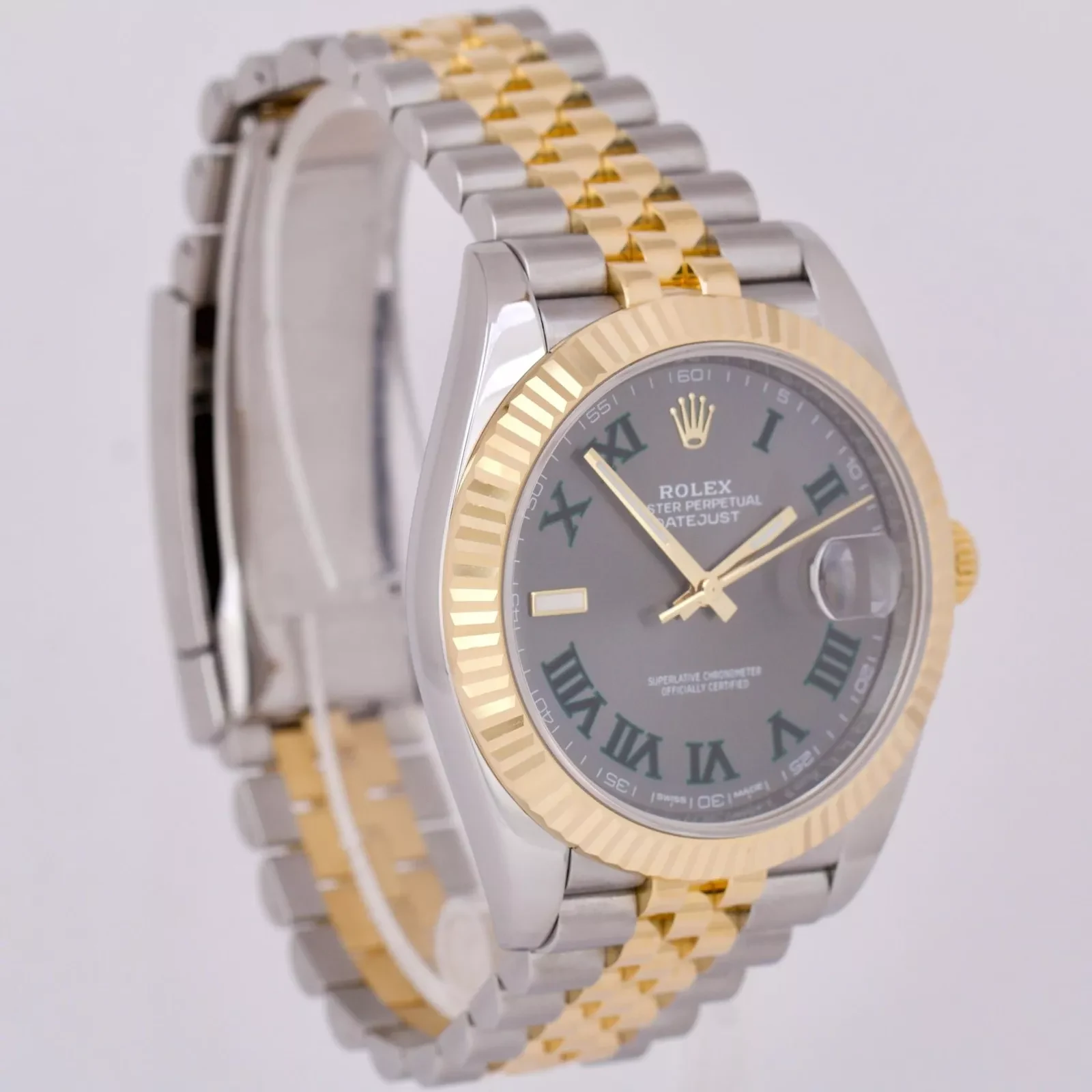 Rolex Datejust 126333 Superclone Rhodium Dial 41mm “Wimbledon Rolex Datejust 126333 Superclone Rhodium Dial 41mm “Wimbledon