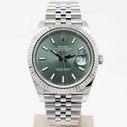 Rolex Datejust 126334 Replica 41mm Green Dial Jubilee