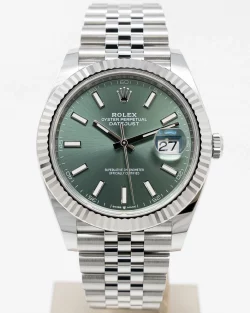 Rolex Datejust 126334 Replica 41mm Green Dial Jubilee