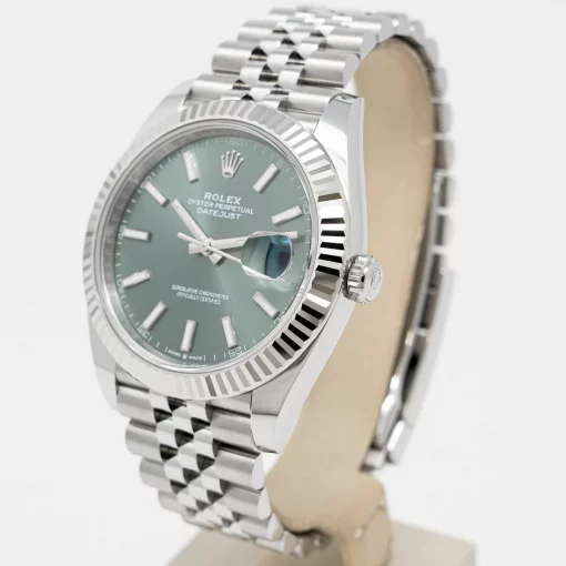 Rolex Datejust 126334 Replica 41mm Green Dial Jubilee
