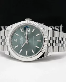 Rolex Datejust 126334 Replica 41mm Green Dial Jubilee