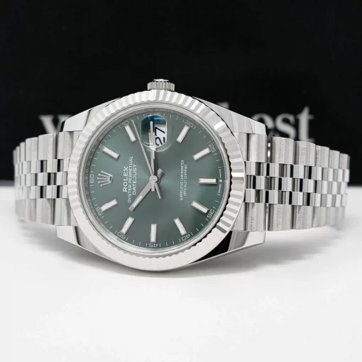 Rolex Datejust 126334 Replica 41mm Green Dial Jubilee
