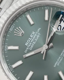 Rolex Datejust 126334 Replica 41mm Green Dial Jubilee