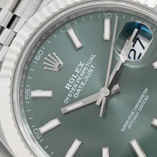 Rolex Datejust 126334 Replica 41mm Green Dial Jubilee