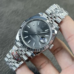 Rolex Datejust 126334 Superclone Rhodium Dial 41mm Jubilee