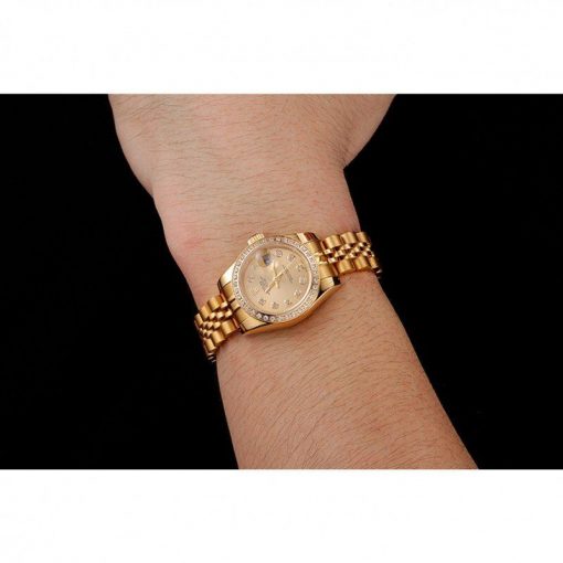 Rolex Datejust 1454096 Superclone Gold Dial 28mm