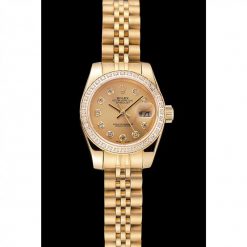 Rolex Datejust 1454096 Superclone Gold Dial 28mm