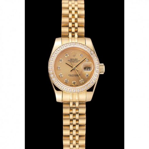 Rolex Datejust 1454096 Superclone Gold Dial 28mm