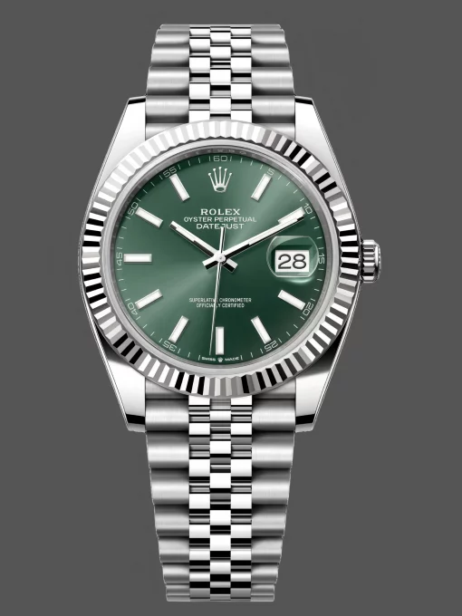 Rolex Datejust 278274 Replica Mint Green Dial 31mm Jubilee
