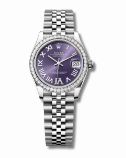 Rolex Datejust 278384RBR Replica Aubergine Dial 31mm