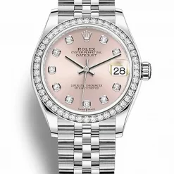 Rolex Datejust 278384RBR Replica Pink Dial 31mm