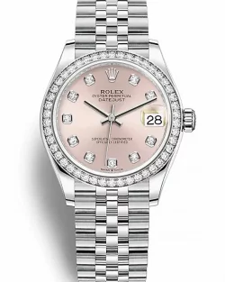 Rolex Datejust 278384RBR Replica Pink Dial 31mm