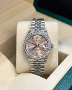 Rolex Datejust 278384RBR Replica Pink Dial 31mm