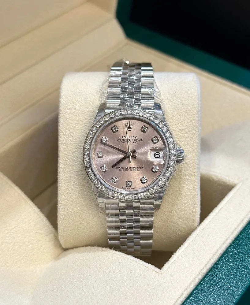 Rolex Datejust 278384RBR Replica Pink Dial 31mm Rolex Datejust 278384RBR Replica Pink Dial 31mm