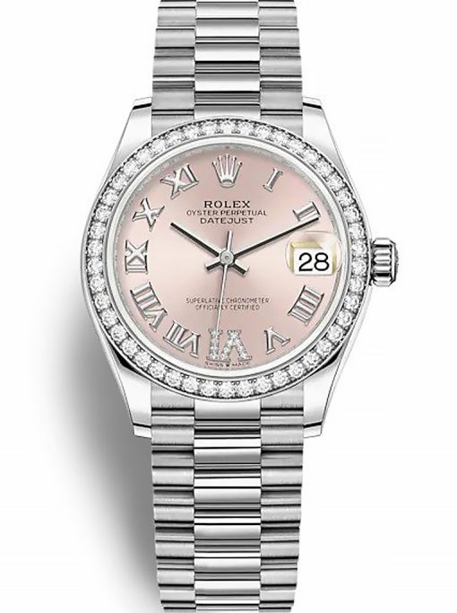 Rolex Datejust 278384RBR Replica Pink Diamond Dial 31mm