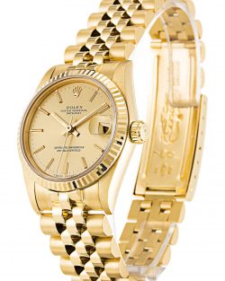 Rolex Datejust 68278 Replica Champagne Dial Mid-Size 31mm