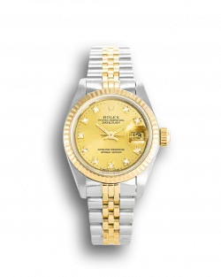Rolex Datejust 69173-2 Gold Dial 26mm