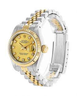 Rolex Datejust 69173-2 Gold Dial 26mm