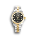 Rolex Datejust 69173 Replica 26mm Black Dial