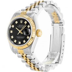 Rolex Datejust 69173 Replica 26mm Black Dial