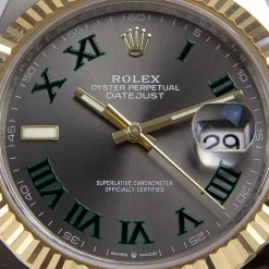 Rolex Datejust II 126333 Replica Rhodium Dial 41mm “Wimbledon” Two-Tone Oyster