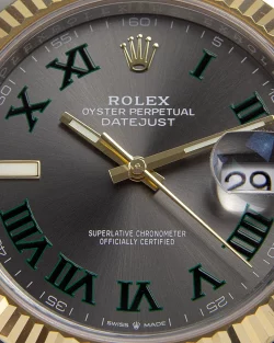 Rolex Datejust II 126333 Replica Rhodium Dial 41mm “Wimbledon” Two-Tone Oyster