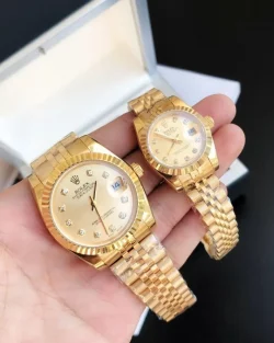 Rolex Datejust RG/RG Replica 36/28mm Jub Gold/Dial