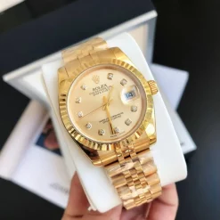 Rolex Datejust RG/RG Replica 36/28mm Jub Gold/Dial