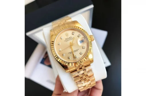 Rolex Datejust RG/RG Replica 36/28mm Jub Gold/Dial