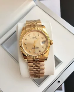 Rolex Datejust RG RG Replica 36 28mm Jub Gold Dial4