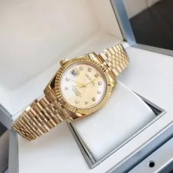 Rolex Datejust RG RG Replica 36 28mm Jub Gold Dial5